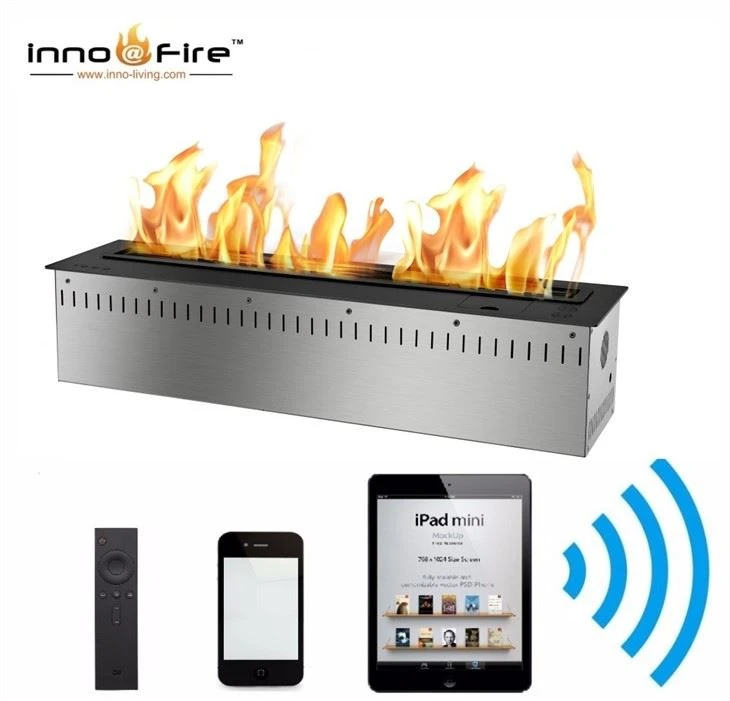 Intelligente ethanol ventless open haard