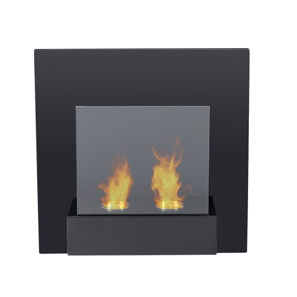 Roestvrijstalen bio-ethanol muur open haard